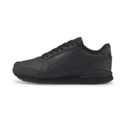 Baskets En Cuir ST Runner V3 Enfant Et Adolescent PUMA Black -Meilleur Chaussures Magasin baskets en cuir st runner v3 enfant et adolescent puma black 2
