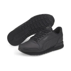 Baskets En Cuir ST Runner V3 Enfant Et Adolescent PUMA Black