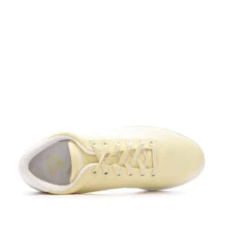 Baskets Jaune Femme Le Coq Sportif Court One W -Meilleur Chaussures Magasin baskets jaune femme le coq sportif court one w 3