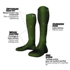 Monnet BLOIS - CHAUSSETTE HAUTE DE CHASSE - 85% LAINE MERINOS -Meilleur Chaussures Magasin blois chaussette haute de chasse 85 laine merinos 4