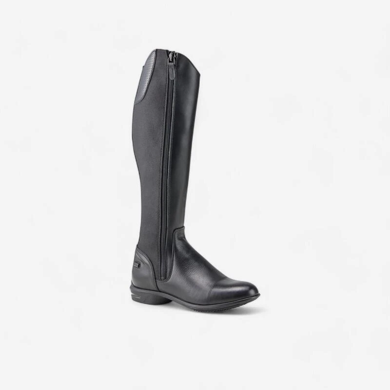 BOTTES CUIR SECOND CHOIX ÉQUITATION ADULTE LB 560 NOIRES 3 BOTTES CUIR SECOND CHOIX ÉQUITATION ADULTE LB 560 NOIRES – Image 3