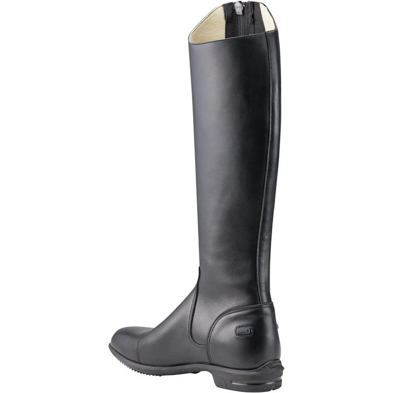 BOTTES CUIR SECOND CHOIX ÉQUITATION ADULTE LB 560 NOIRES 4 BOTTES CUIR SECOND CHOIX ÉQUITATION ADULTE LB 560 NOIRES – Image 4