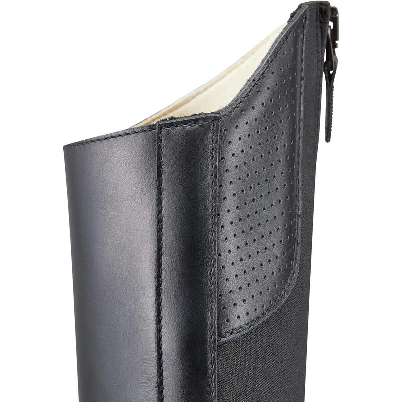 BOTTES CUIR SECOND CHOIX ÉQUITATION ADULTE LB 560 NOIRES 8 BOTTES CUIR SECOND CHOIX ÉQUITATION ADULTE LB 560 NOIRES – Image 8