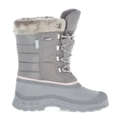 TRESPASS Bottes De Neige STAVRA Femme (Gris) -Meilleur Chaussures Magasin bottes de neige stavra femme gris 3