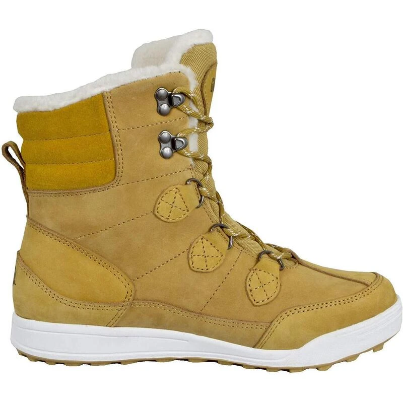 Bottes En Fourrure Pour Femme Avec Bottes D'hiver Imperméables En Laine D'agneau 2 Bottes En Fourrure Pour Femme Avec Bottes D'hiver Imperméables En Laine D'agneau – Image 2