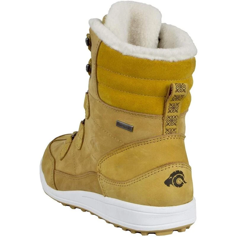 Bottes En Fourrure Pour Femme Avec Bottes D'hiver Imperméables En Laine D'agneau 5 Bottes En Fourrure Pour Femme Avec Bottes D'hiver Imperméables En Laine D'agneau – Image 5