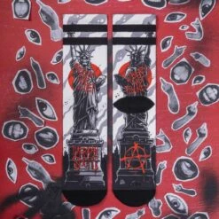 Chaussettes American Socks Freedom Is A Lie - Mid High -Meilleur Chaussures Magasin chaussettes american socks freedom is a lie mid high 5