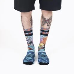 Chaussettes American Socks Seamonsters - Mid High -Meilleur Chaussures Magasin chaussettes american socks seamonsters mid high 3
