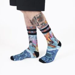 Chaussettes American Socks Seamonsters - Mid High -Meilleur Chaussures Magasin chaussettes american socks seamonsters mid high 4