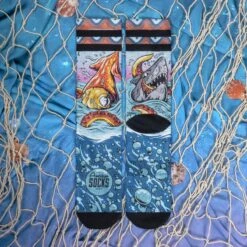 Chaussettes American Socks Seamonsters - Mid High -Meilleur Chaussures Magasin chaussettes american socks seamonsters mid high 5
