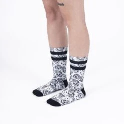 Chaussettes American Socks Skater Skull - Mid High -Meilleur Chaussures Magasin chaussettes american socks skater skull mid high 5
