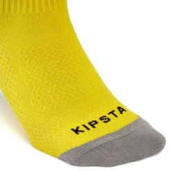 Kipsta CHAUSSETTES DE FOOTBALL ADHERENTES VIRALTO II MiD CLUB ENFANT JAUNE -Meilleur Chaussures Magasin chaussettes de football adherentes viralto ii mid club enfant jaune 3