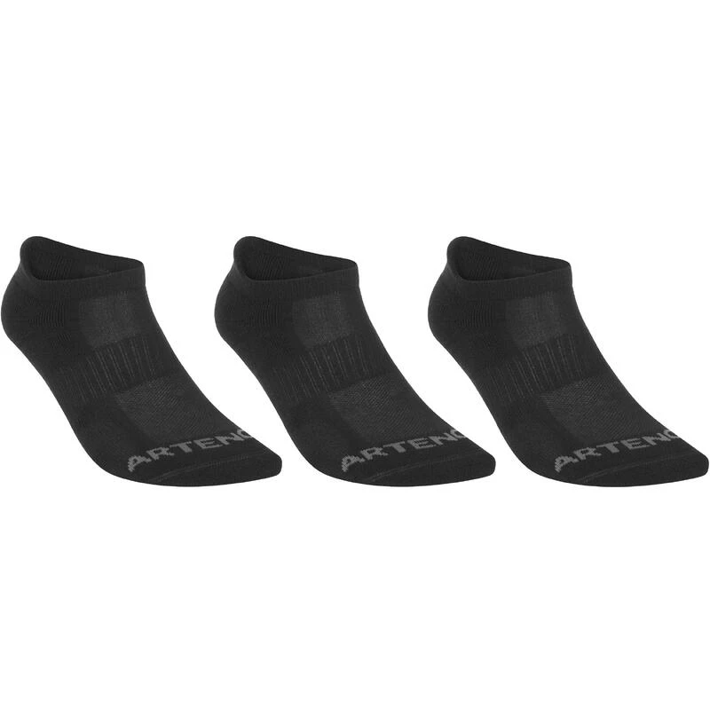 CHAUSSETTES DE SPORT BASSES ARTENGO RS 500 NOIR LOT DE 3 4 CHAUSSETTES DE SPORT BASSES ARTENGO RS 500 NOIR LOT DE 3 – Image 4
