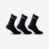 CHAUSSETTES DE SPORT HAUTES ADIDAS NOIR LOT DE 3