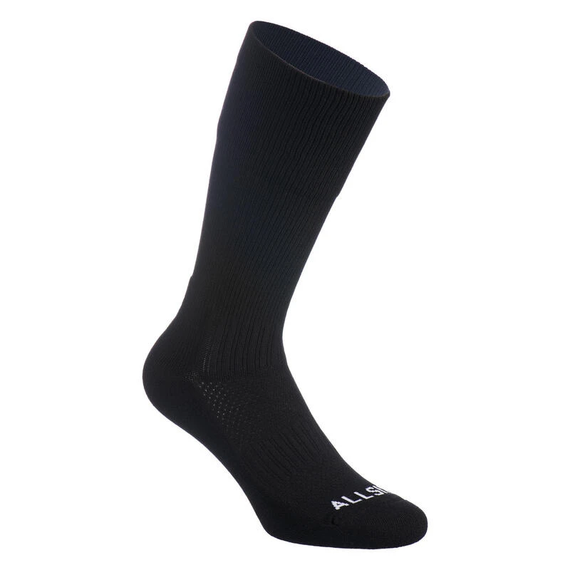 Chaussettes De Volley-ball VSK500 Mid Noires 2 Chaussettes De Volley-ball VSK500 Mid Noires – Image 2