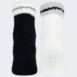 Chaussettes Douillettes | Femme | 2 Paires | Taille Unique | Noir/Blanc 9 Chaussettes Douillettes | Femme | 2 Paires | Taille Unique | Noir/Blanc -Meilleur Chaussures Magasin chaussettes douillettes femme 2 paires taille unique noirblanc 3