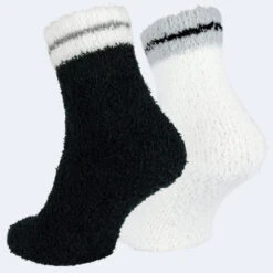 Chaussettes Douillettes | Femme | 2 Paires | Taille Unique | Noir/Blanc 10 Chaussettes Douillettes | Femme | 2 Paires | Taille Unique | Noir/Blanc -Meilleur Chaussures Magasin chaussettes douillettes femme 2 paires taille unique noirblanc 4