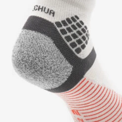Quechua Chaussettes Randonnée - Hike 500 Mid Grise Et Rouge X2 Paires -Meilleur Chaussures Magasin chaussettes randonnee hike 500 mid grise et rouge x2 paires 5