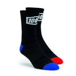 100% Chaussettes Terrain - Black