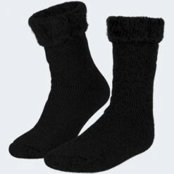 Chaussettes Thermiques | 2 Paires | Femme | Taille Unique | Noir -Meilleur Chaussures Magasin chaussettes thermiques 2 paires femme taille unique noir 2