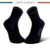 BV Sport Chaussettes Vélo Bike Elite Noir