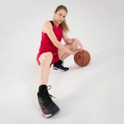 Chaussures De Basketball Femme - FAST 500 W Noir Violet -Meilleur Chaussures Magasin chaussures de basketball femme fast 500 w noir violet 5