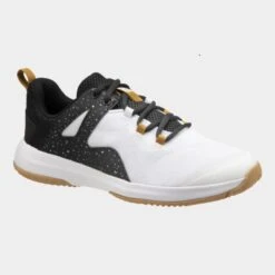 Chaussures De Handball H300 BLANC NOIR