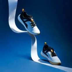 Chaussures De Handball H300 BLANC NOIR -Meilleur Chaussures Magasin chaussures de handball h300 blanc noir 6