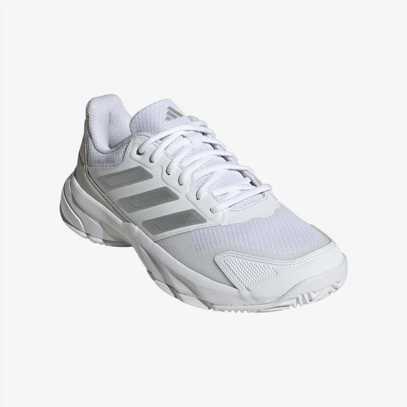 ADIDAS Chaussures De Tennis Multicourt Femme - Courtjam Control Blanc 4 ADIDAS Chaussures De Tennis Multicourt Femme - Courtjam Control Blanc – Image 4