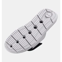 CLAQUETTE UNDER ARMOUR BLANC/NOIR -Meilleur Chaussures Magasin claquette under armour blancnoir 3