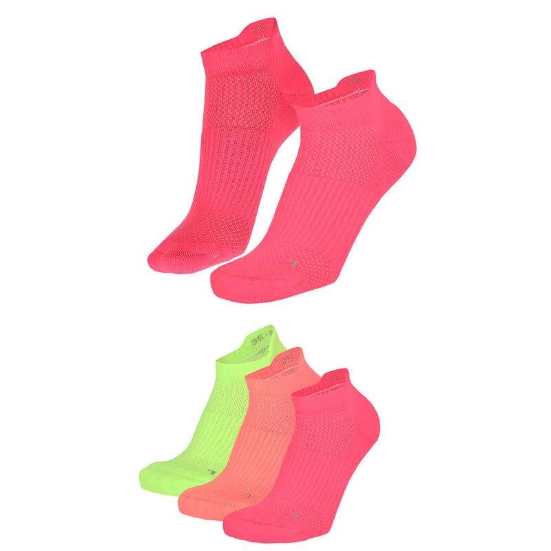 Lot De 6 Paires De Chaussettes Xtreme Fitness Sneaker Multi-néon 2 Lot De 6 Paires De Chaussettes Xtreme Fitness Sneaker Multi-néon – Image 2
