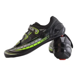 Luck Mega Noir | Chaussures De Vélo De Route Pour Hommes -Meilleur Chaussures Magasin luck mega noir chaussures de velo de route pour hommes 2
