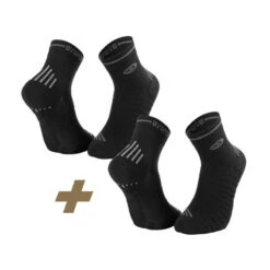 BV Sport Pack Chaussettes RUN MARATHON Noir-noir