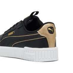 Sneakers Carina 2.0 Pop Up Metallics Femme PUMA Black Gold White -Meilleur Chaussures Magasin sneakers carina 20 pop up metallics femme puma black gold white 3
