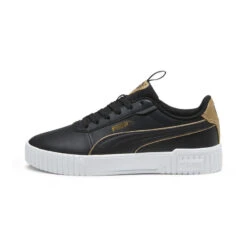 Sneakers Carina 2.0 Pop Up Metallics Femme PUMA Black Gold White -Meilleur Chaussures Magasin sneakers carina 20 pop up metallics femme puma black gold white 4