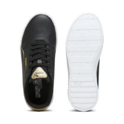 Sneakers Carina 2.0 Pop Up Metallics Femme PUMA Black Gold White -Meilleur Chaussures Magasin sneakers carina 20 pop up metallics femme puma black gold white 5