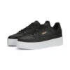 Sneakers Carina Street Femme PUMA Black Rose Gold White Metallic