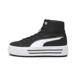 Sneakers Mi-hautes Kaia 2.0 Femme PUMA Black White -Meilleur Chaussures Magasin sneakers mi hautes kaia 20 femme puma black white 4