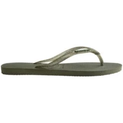 Tong à Enfiler Havaianas Slim Logo Metallic - Femme -Meilleur Chaussures Magasin tong a enfiler havaianas slim logo metallic femme 2