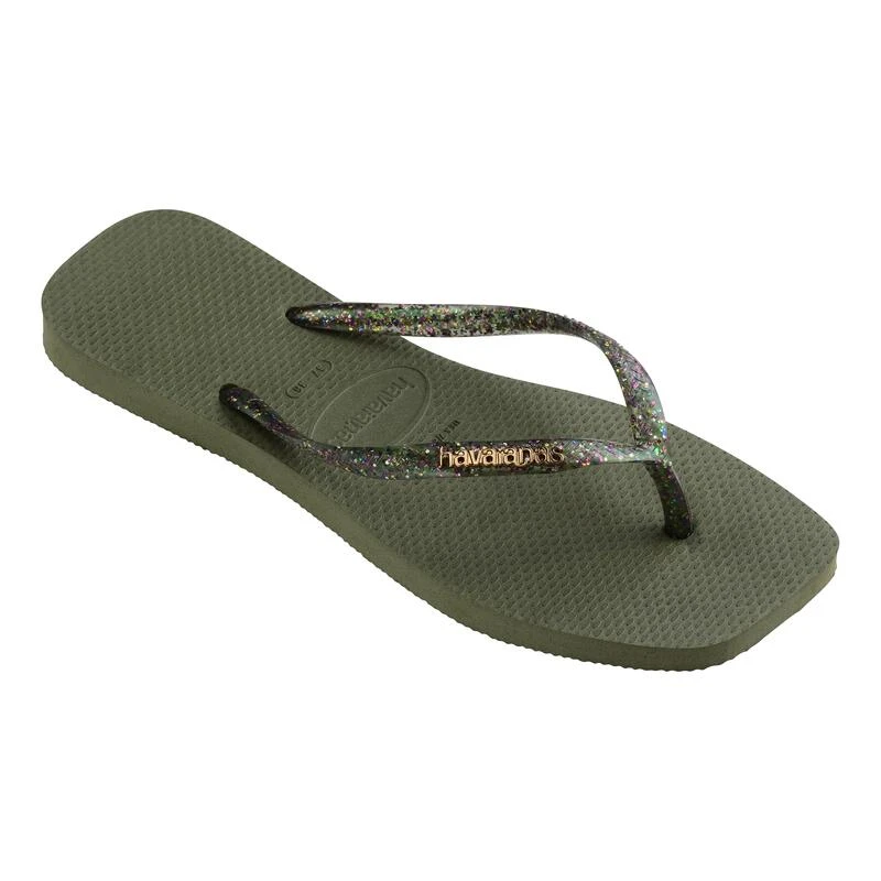 Tong à Enfiler Havaianas Slim Square Logo Metallique - Femme 2 Tong à Enfiler Havaianas Slim Square Logo Metallique - Femme – Image 2