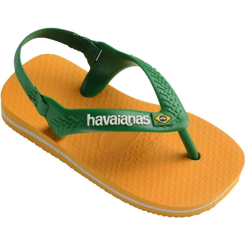 Tong Enfant à élastique Havaianas Baby Brasil Logo - Enfant 1 Tong Enfant à élastique Havaianas Baby Brasil Logo - Enfant