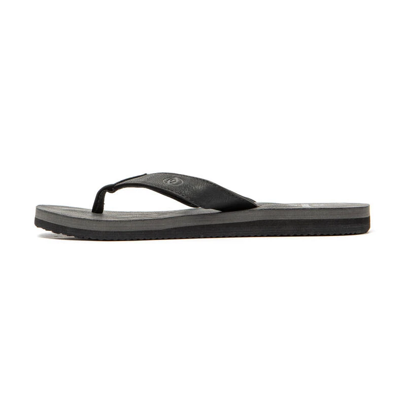 Tongs Noires Avec Semelles Antidérapantes Pour Hommes 4 Tongs Noires Avec Semelles Antidérapantes Pour Hommes – Image 4