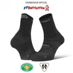 BV Sport TREK+ EVO Noir/gris - Chaussettes Randonnée