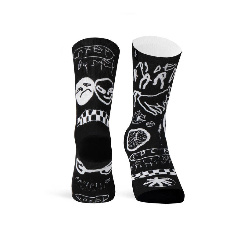 Vogel Chaussettes De Course En Tissu Coolmax Unisexe, Multicolore Sublimé 1 Vogel Chaussettes De Course En Tissu Coolmax Unisexe, Multicolore Sublimé