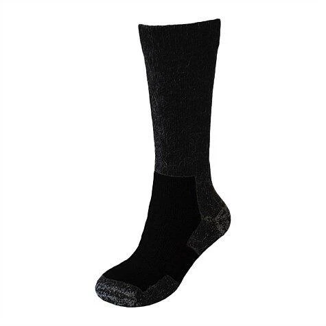 Weft Chaussettes Possum Merino Trekka - Noir 3 Weft Chaussettes Possum Merino Trekka - Noir – Image 3