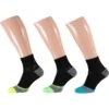 Xtreme Chaussettes De Course Mi-hauteur 3 Paires Multicolore Noir